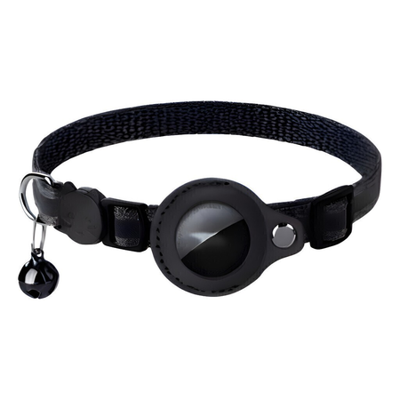Collar Gato Porta Tag Rastreo Mascota Ajustable Reflectivo