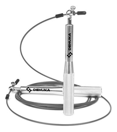 Soga De Saltar Dehuka Speed Rope Crossfit Entrenamiento Pro Ajustable Azul