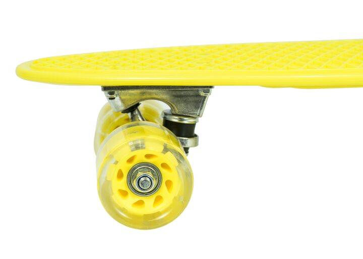 Patineta con Luces F-104 Bebitos Amarillo - Vista 8