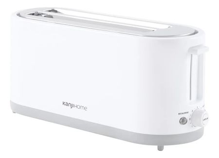 Tostadora Kanjihome Tm1400 4 Panes Baguetin Panini 1400w Cts Color Blanco