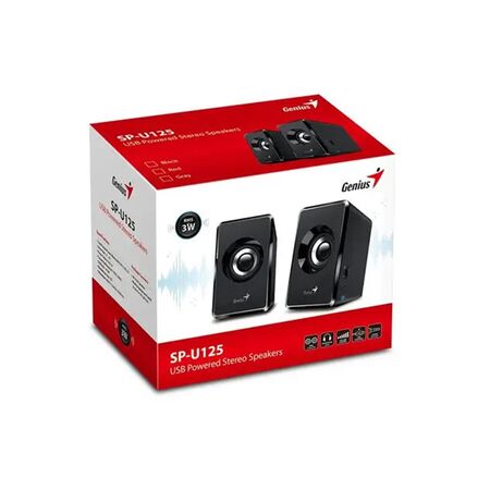 Parlantes Genius SPU125 Usb Power Negro