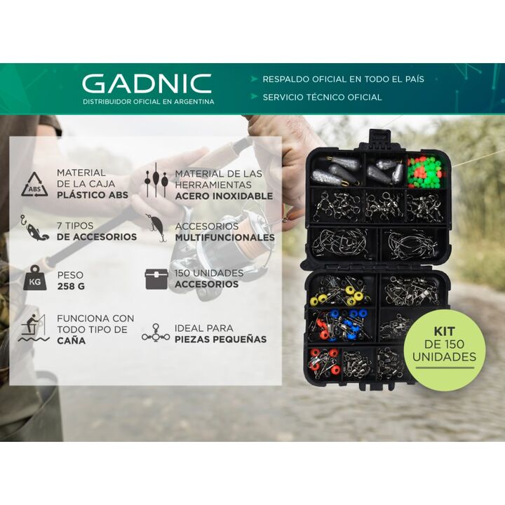 Kit Accesorios De Pesca 150 Unidades Anzuelos - Vista 2