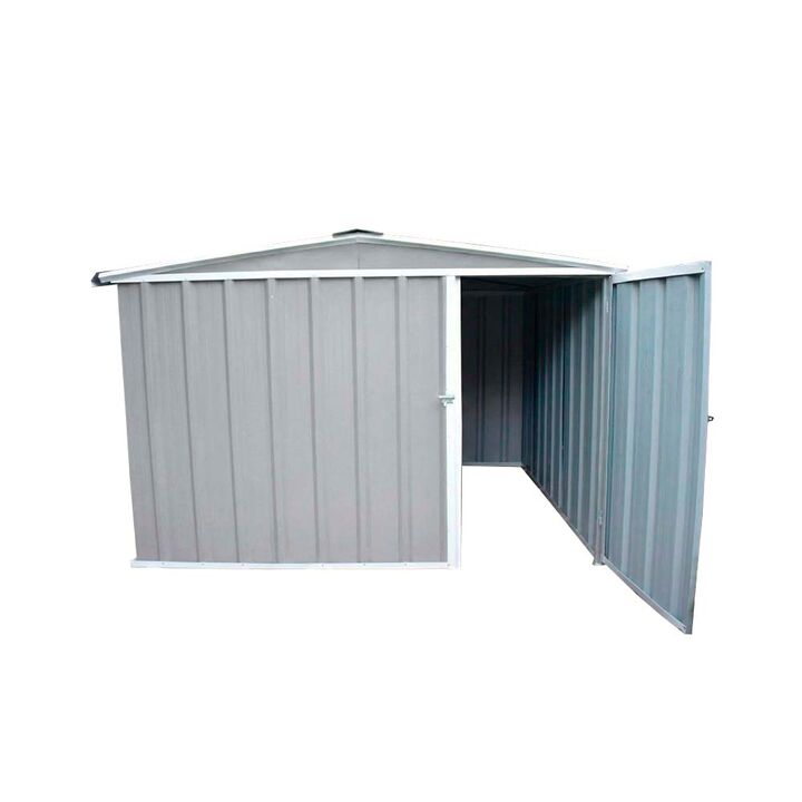Armario Deposito Galpon de jardin Casi 3x2x2 Gris DON ACERO - Vista 3