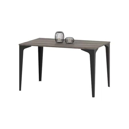 MESA DE COMEDOR SOHO RECTANGULAR DE 140 CM CON PATAS DE CAÑO