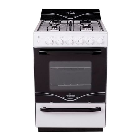 Cocina Blanca 56cm Luz Encendido Timer Facil limpieza Florencia