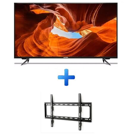 Combo Smart TV Led Telefunken 50" TK5026UG6G Google TV + SOPORTE LCD WALL MOUNT 26"A 63" De Regalo