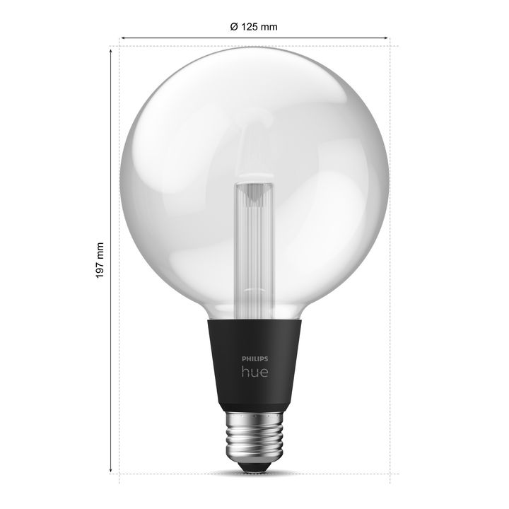 Philips Hue Lampara Inteligente Filamento Color E27 Globo Xl - Vista 4