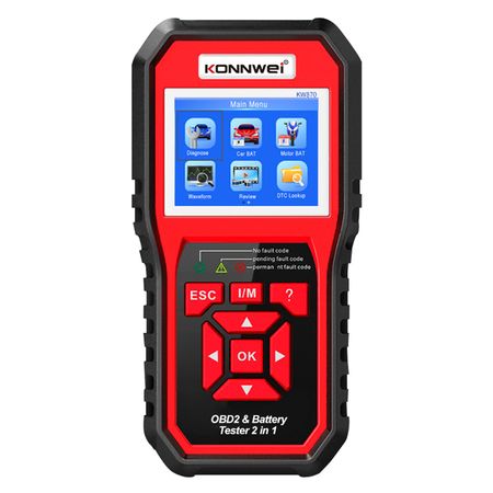 Escáner y Probador De Batería de Autos KONNWEI KW870 2 en 1 Multimarca