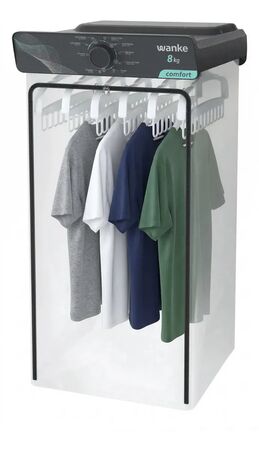 Secarropas De Pared Wanke Comfort 8kg Gris