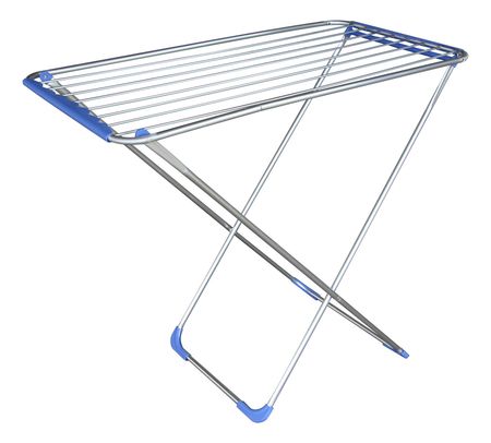 Tendedero Tender Aluminio Plegable Pie S/ Alas Hogar Actual