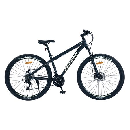 Bicicleta Mtb Anderson S400 R29, 21V Freno a Disco, Suspensión, Negro/Blanco M