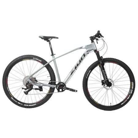 Bicicleta MTB Zion Ovanta Monoplato 10V R29 Gris/Negro Disco Hidr. Talle S
