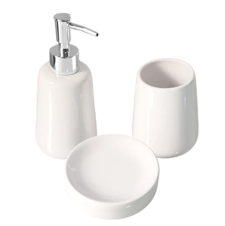 Set 3 Piezas Porcelana Piacenza