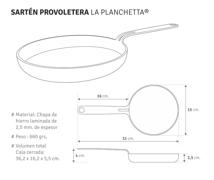 2 Provoleteras - La Planchetta - Vista 4