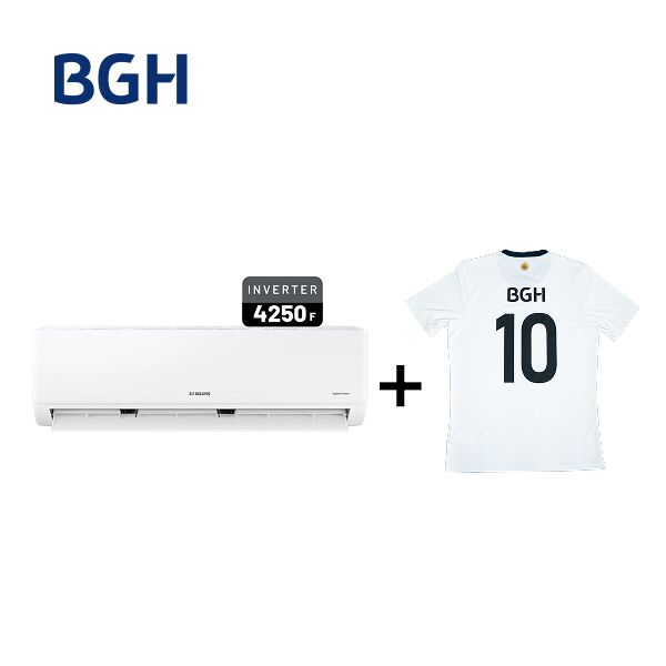 Combo Aire Acondicionado Split Frío/Calor Samsung Inverter 4250F AR18BSH + Camiseta BGH adidas Talle L - Vista 2