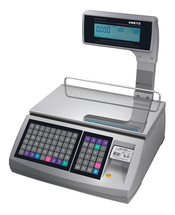 Balanza Electronica Kretz Report Nx Wifi 30kg Impresora - Vista 1
