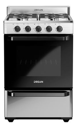 Cocina Multigas De 56cm Con 4 Hornallas Inoxidable Drean Cd5602ai0