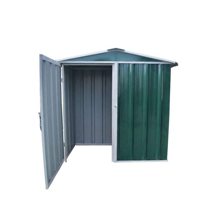 Armario Deposito Galpon de jardin Casi 2x1x2 Verde DON ACERO - Vista 3