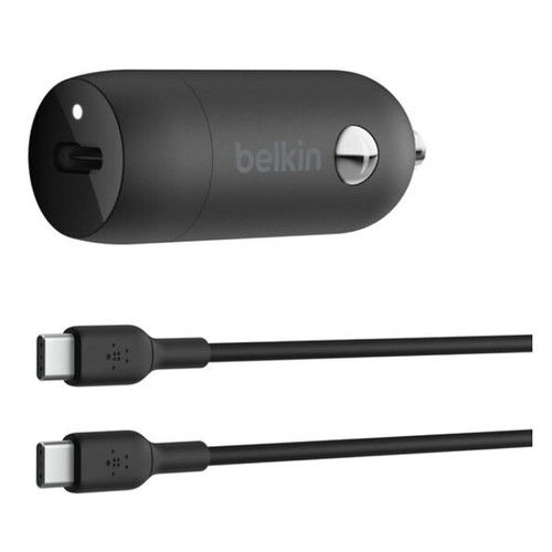 Cargador Belkin 30W CAR CHARGER USB-C + Cable USB-C a USB-C - Vista 1
