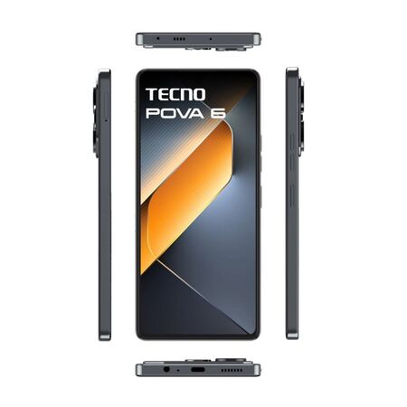 CELULAR TECNO LI7 POVA 6 GAMER 8 GB RAM 256 GB MEMORIA NFC LIBERADO GRIS