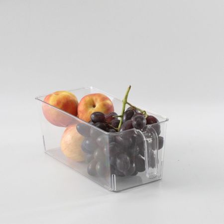 Contenedor Organizador Heladera Con Manija 30.5x12.2x11