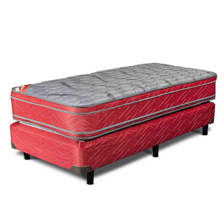 COMBO: Colchón con Resortes + Sommier Gani Red Spring Doble Euro Pillow 80x190cm - Vista 2
