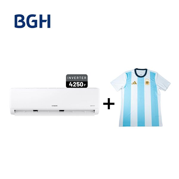 Combo Aire Acondicionado Split Frío/Calor Samsung Inverter 4250F AR18BSH + Camiseta BGH adidas Talle L - Vista 1