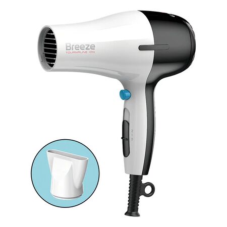 Gama Secador De Cabello Breeze Tourmaline Ion Blanco