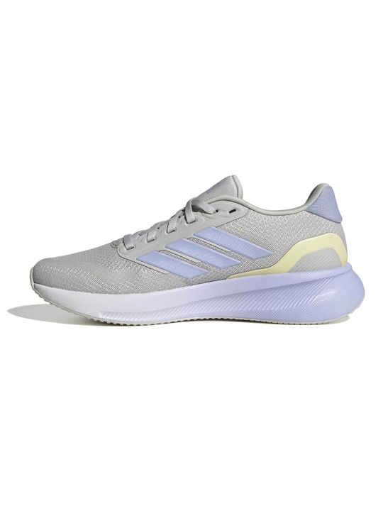 Zapatillas Adidas Runfalcon 5 Mujer Running Gris - Vista 2