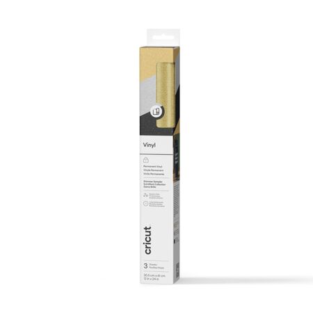 Vinilo Adhesivo Permanente Cricut Shimmer Classics 3 laminas 30x61cm 2011517