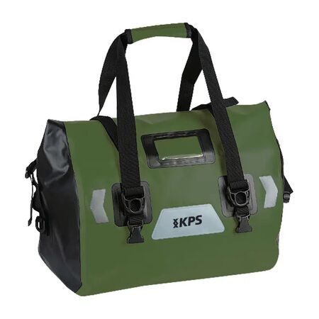Bolso Estanco Drop 46l Moto Viaje Nautica Reflectivo Valvula Verde