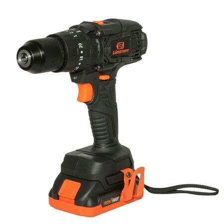 Taladro Percutor a Batería Lusqtoff 18v 2vel Con Maletín TIL80-9BK
