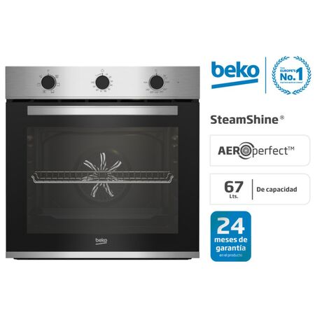 Horno Empotrable Beko 67L Eléctrico con Convección y Grill