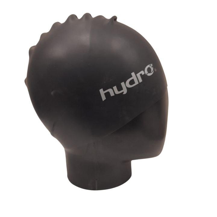 Gorra De Natación Hydro Silicona Lisa Adulto Negro - Vista 1