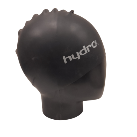 Gorra De Natación Hydro Silicona Lisa Adulto Negro