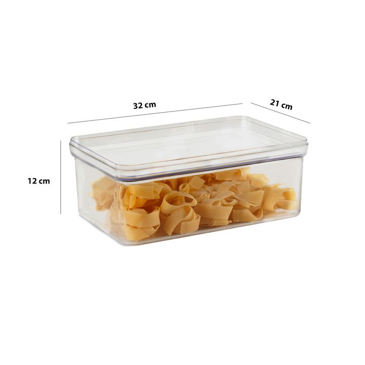 Contenedor Col Vision 3d Cuadrado 5200 Ml Transparente - Colombraro - Vista 2