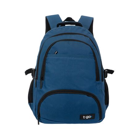 Mochila Porta Notebook Urbana Diseño Lisa 25l Color Azul