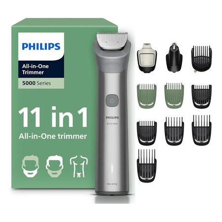 Multigroom Philips Mg5923/15 Serie 5000 11 En 1 Gris