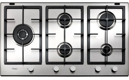 Anafe A Gas Empotrable Whirlpool Gma9522X 86Cm 5H