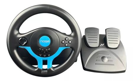 Volante + Pedalera Noga Whell St-v06 180° Pad Pc Ps4 Xbox