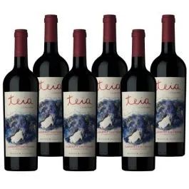 Set de 6 botellas de vino  Teia Cabernet Sauvignon Cabernet Franc ( G-AC038)