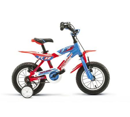 Bicicleta Raleigh MXR12- R.12"- Rojo/Azul-Cuadro de aluminio_Frenos V-Brake- 1Vel.