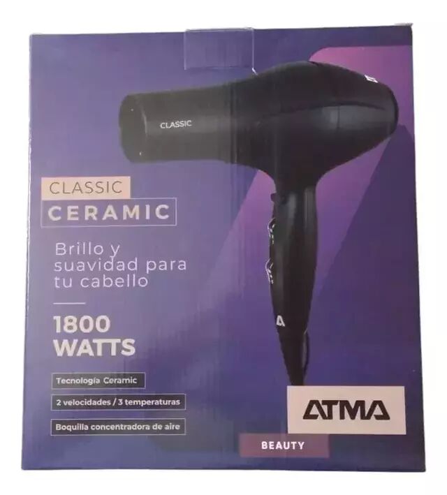 SECADOR DE PELO ATMA SP8970BK 1800W - Vista 2