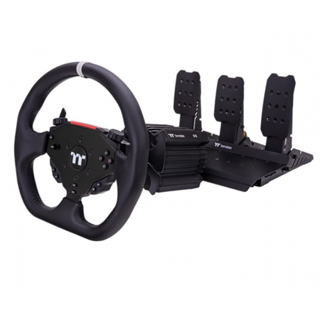 Simulador Thermaltake G15 Volante Pedalera Triple Drive Racing 24 Bits