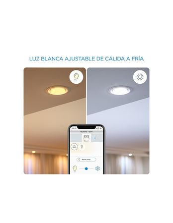 Plafon Luminaria Inteligente Spot De Embutir Led Wiz 24w (929002532712)