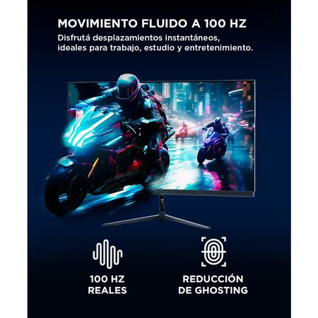 Monitor Led Gadnic 24 Alta resolución IPS Full HD 100 Hz