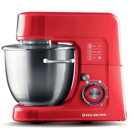 Batidora Planetaria De Pie Ken Brown - Roja 10 velocidades - 800w Funcion Turbo