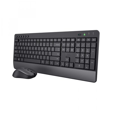 Combo Teclado y Mouse Trust Trezo Wireless Eco Es