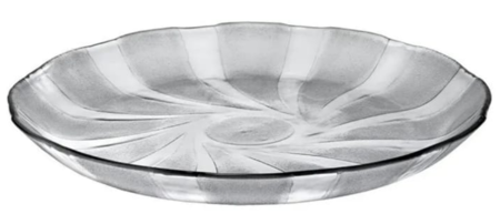 6 Platos playos vidrio Vint