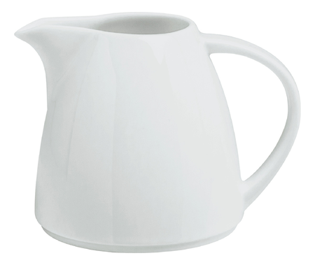 Cremera Lechera Salsera Porcelana Baralee Simple Plus 150cc Blanco